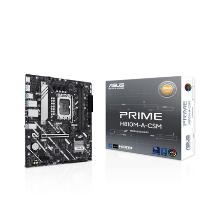 Pllakë amë ASUS PRIME H810M-A-CSM, LGA1851, DDR5, mATX