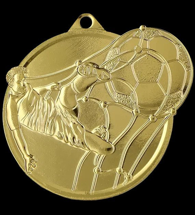 Medalje futbolli MMC Gold MMC46050, 60mm, e artë