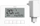Termostat wireless dhome Tech T-4.2 STT-4.2WH, program javor, dy gjendje, i bardhë