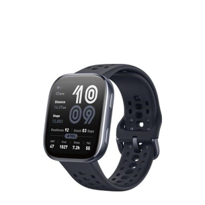 Ora inteligjente Amazfit Bip 6, GPS, Bluetooth, e zezë