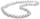 JwL Luxury Pearls Ѓердан, Сив