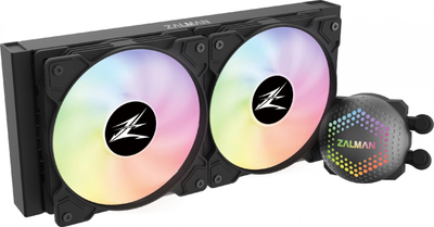 Ftohës uji për procesor Zalman Alpha 24, 240mm, RGB, i zi