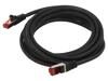 Kabllo rrjeti Goobay Patch Cord Cat 6, S/FTP, 3m, e zezë