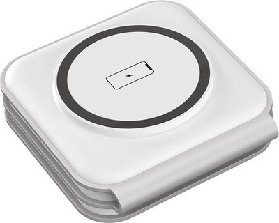 Karikues wireless 3‑n‑1 Choetech T588 F, palosës, karikim i shpejtë, i bardhë