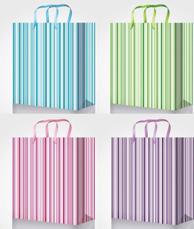 Qese dhuratash Fresh Decorative Foil Vertical Bag S, e vogël, me shumë ngjyra