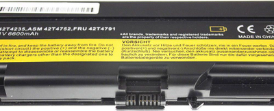 Bateri Green Cell për Lenovo IBM Thinkpad, SL410, SL510, T410, T510, 10.8V, 9 cell 