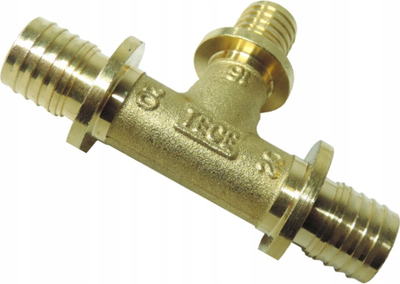 Tresh reduktues Tece 710509, 20x16x20 mm, bronzi