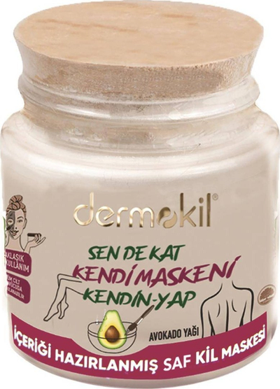 Maskë fytyre Dermokil Avocado Clay, pluhur balte, avokado, 220ml