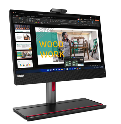 Kompjuter All in One Lenovo ThinkCentre M70a Gen 3, 21.5" FHD, i5 12‑ta gjeneratë, 16GB RAM, 512GB SSD, i zi
