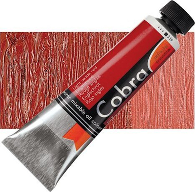 Bojë vaji Cobra Artist Water Mixable, Light Oxide Red, 40ml, tub