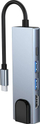 Stacion docking Tech-Protect V3 5-in-1, USB-C, HDMI, gri