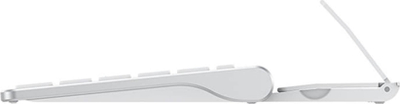 Tastierë wireless Omoton KB088, Bluetooth, me mbajtëse tableti, argjendtë