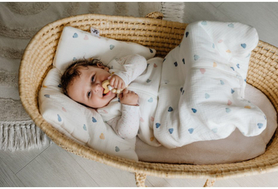 Thes gjumi Pulp Bamboo për bebe, 1.75 TOG, 80 cm, i bardhë