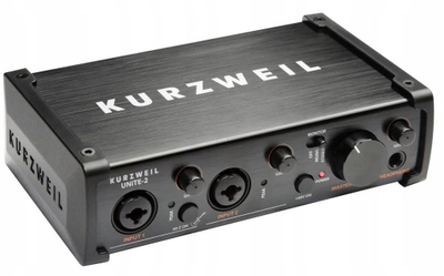 Аудио интерфејс Kurzweil UNITE-2, 2 канали, 24 bit 96 kHz, црн