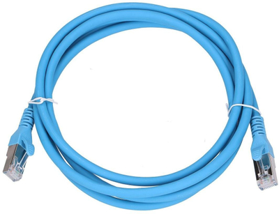 Мрежен кабел Екстралинк пачкорд CAT.6A, S/FTP, 2m, сив