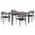 Set tavolinë 5-pjesësh (HM10519), gri