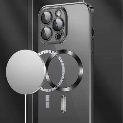 Маска за телефон Wozinsky Electroplated MagSafe, за Samsung Galaxy S24 FE, TPU, сина