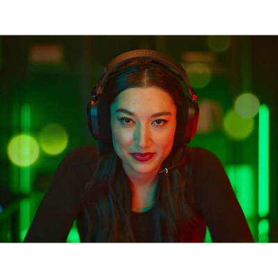 Kufje gaming Corsair HS80 Wireless, 7.1 Dolby Atmos, RGB, të zeza