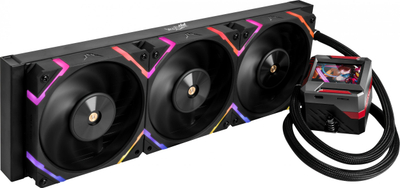 Ftohës uji CPU Valkyrie Syn, 360mm AIO, ARGB, i zi