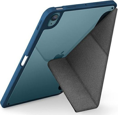 Mbështjellës tablet Uniq Moven për iPad Air 10.9 2022 2020, antimikrobial, blu