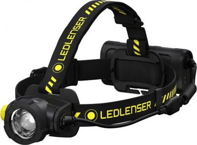 Llambë koke Ledlenser H15R Work, e rikarikueshme, IP67, e zezë