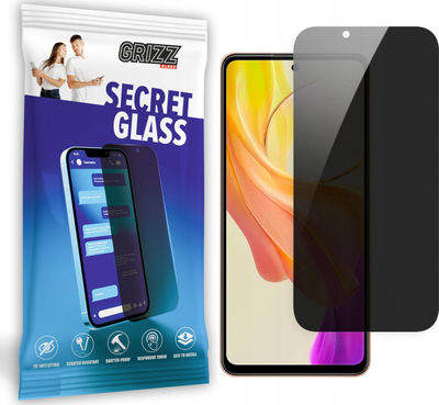 Xham mbrojtës privatësie Grizz SecretGlass për Vivo Y77t, 6.64", transparencë e errët