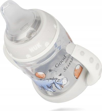 Biberon trening NUK First Choice Learner, 150 ml, silikon, gri