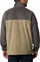 Bluzë fleece për burra Columbia Steens Mountain Half Zip, poliester, gjysmë zinxhir, gri bezhë