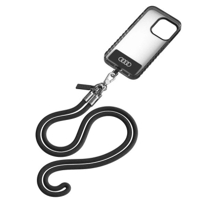 Lanyard telefoni Audi Crossbody, universal, 120 cm, i zi
