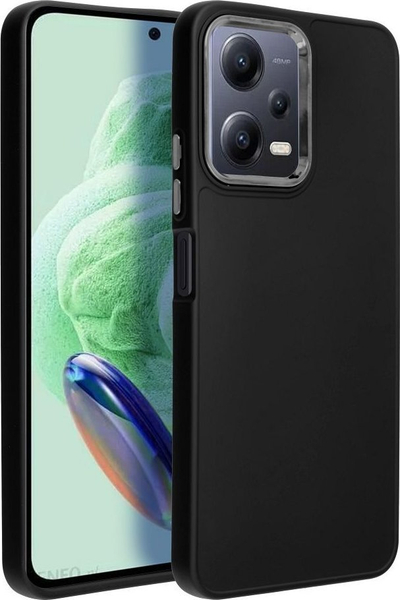 Mbrojtëse telefoni FRAME për Xiaomi Redmi Note 12 5G, TPU PU, e zezë