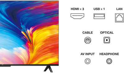 TV TCL 43P635, 43" (108cm), 4K UHD, i zi
