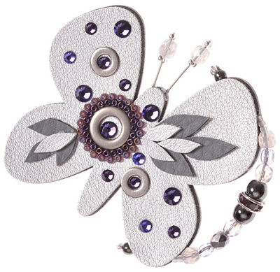 Brosh Petra Švarcová Butterfly, e argjendët