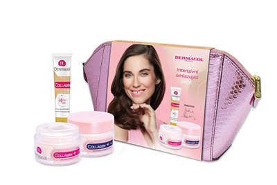 Set kozmetik Dermacol krem dite 50 ml, krem nate 50 ml, serum lëkure 12 ml & qese kozmetike