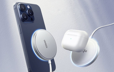 Karikues wireless Ugreen 15W QI2 MagSafe, magnetik, i bardhë