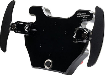 Pllakë komandimi Ascher Racing B16M USB, 16 butona, padele magnetike, e zezë