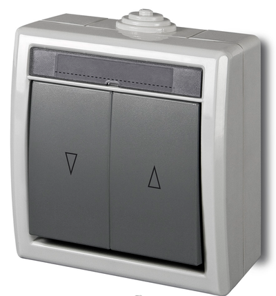 Lidhës elektrik Elektro-Plast Aquant, 10AX / 250V, IP55, i hirtë