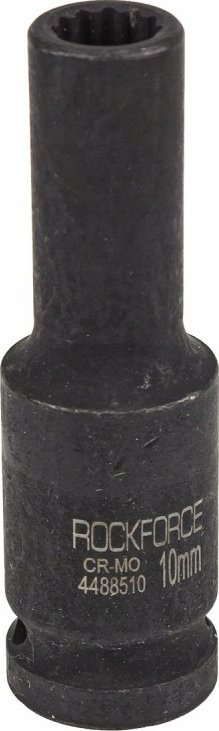 Çelës tub goditës Rockforce RF-4488510, 1/2", 10mm, 12-këndor, i zi