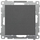 Ndërprerës Simon 55 Single Switch Quick Connector TW1.01/116, njëpolar, grafit mat