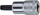 Bit çelës Torx Stahlwille 49TX, 3/8", T30, metalik