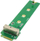 Adapter SSD MicroStorage MSNX2013, MacBook 12+16 pin në M.2 NGFF, i zi