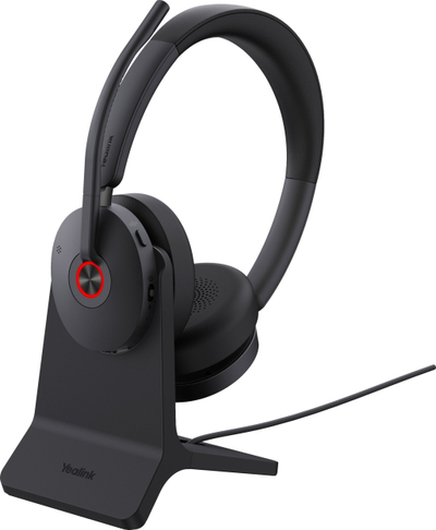 Kufje Bluetooth Yealink BH74 UC me qëndër, USB C USB A, të zeza