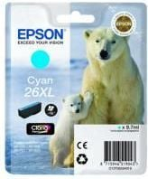 Ngjyrë për printer Epson C13T26324010 ink no. 26, e kaltër