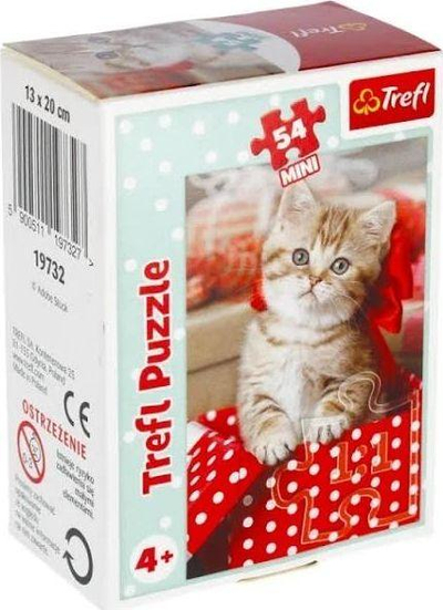 Puzzle Trefl Cute Animals 1, 54 copa, mini, shumëngjyrësh