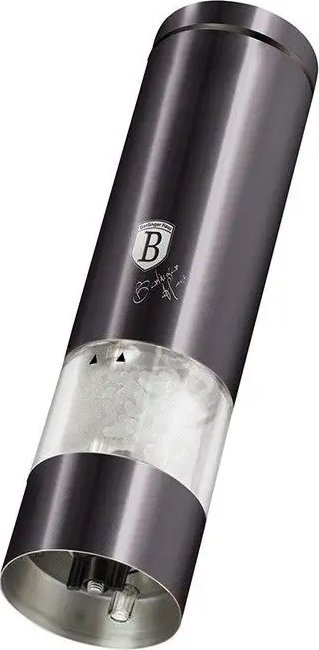Mulli elektrik për kripë edhe piper Berlinger Haus Carbon Pro Line BH-9295, çelik inox, 23cm, gri e errët