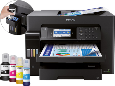 Мултифункционален уред Epson EcoTank ET-16650, A3, Wi‑Fi, црн