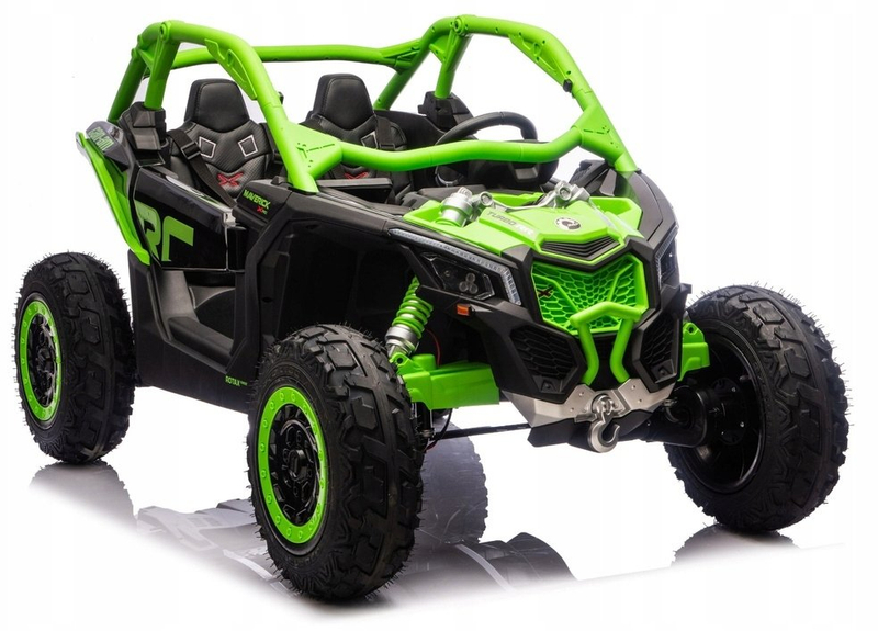 Vetura elektrike për fëmijë Maverick CAN-AM Turbo RR Strong Air, 24V, 4 motorë, e gjelbër