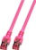 Kabllo rrjeti EFB Elektronik RJ45 Cat.6 S/FTP, 0.15 m, LSZH, magenta