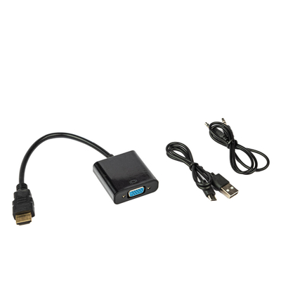 Kabllo pershtates HDMI ne VGA dhe AUX TECH TIME TT24014