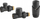 Set termostatik GT33 Direct, valvula 1/2", ngjyrë antracit