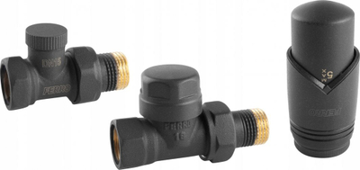 Set termostatik GT33 Direct, valvula 1/2", ngjyrë antracit